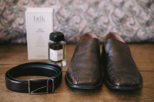 Groom Getting Ready