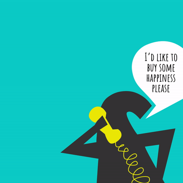 British Pound symbol on the telephone asking for some happiness please