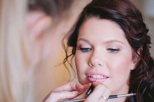 Bride Getting Ready
