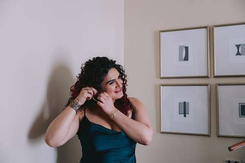 Bride Getting Ready