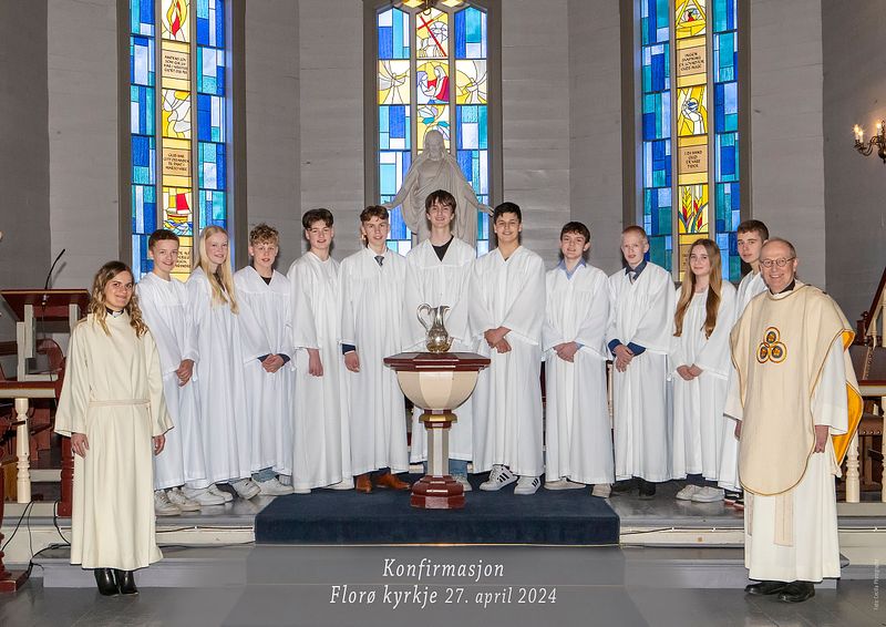 Konfirmantane i klasse 9A, Florø