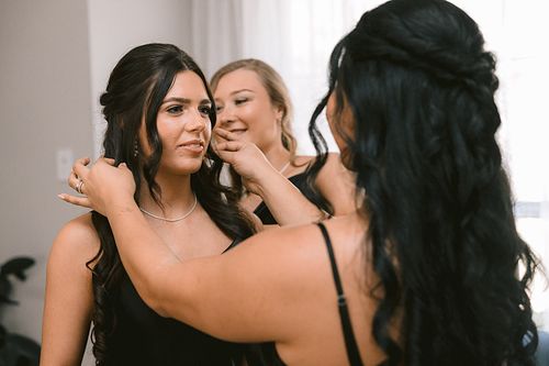 Bride Getting Ready