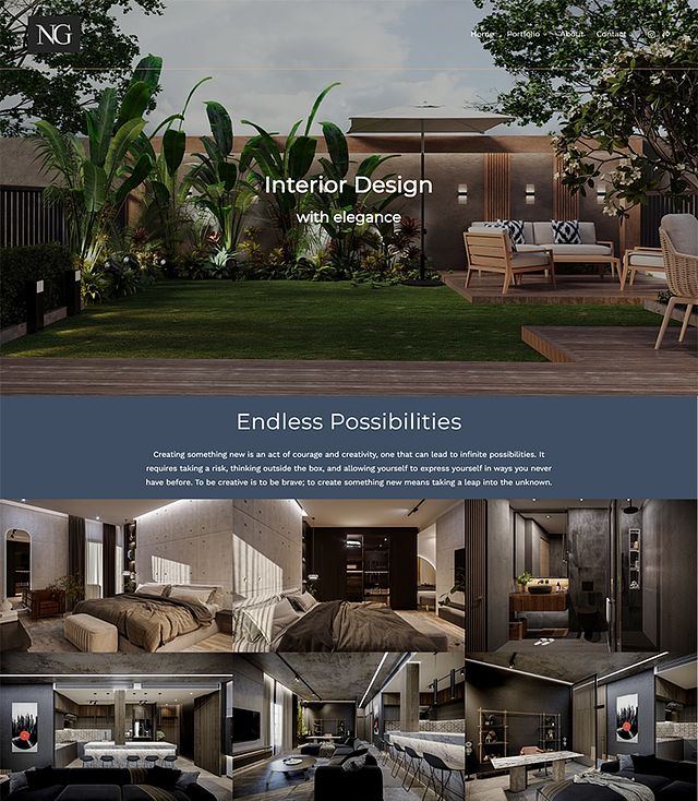 NG Portfolio Website Examples