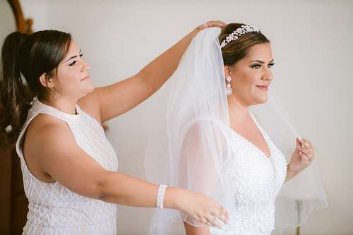 Bride Getting Ready