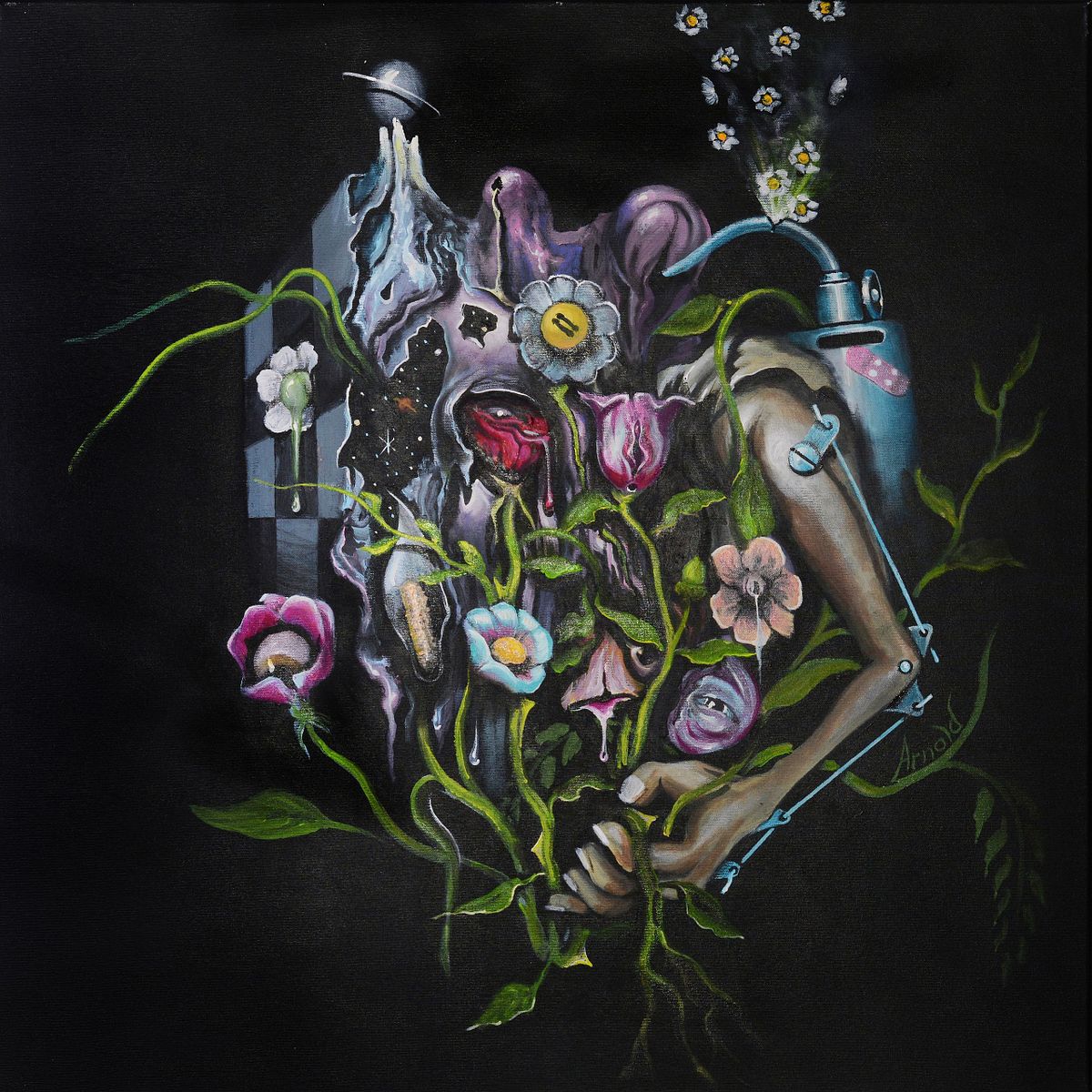 Camouflage – best surrealist artwork by Dutch artist Arnold Janssen