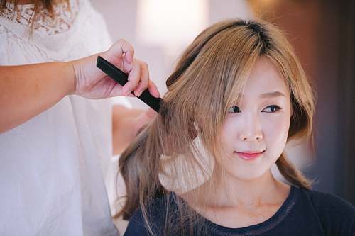 Bride Getting Ready