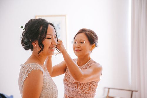 Bride Getting Ready