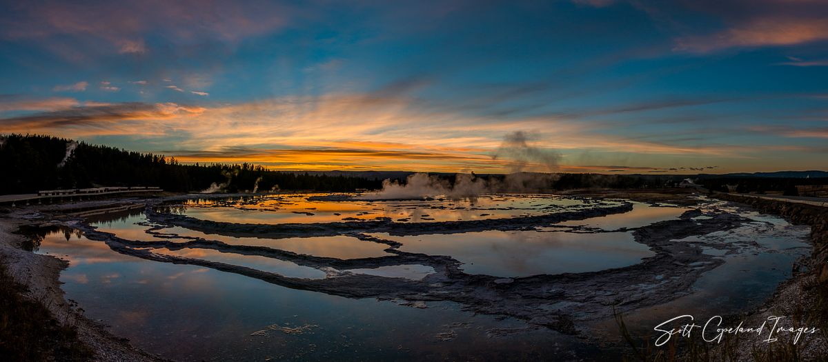 Great Fountain Sunset