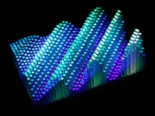Damped Wave Riemann Sum Sculpture