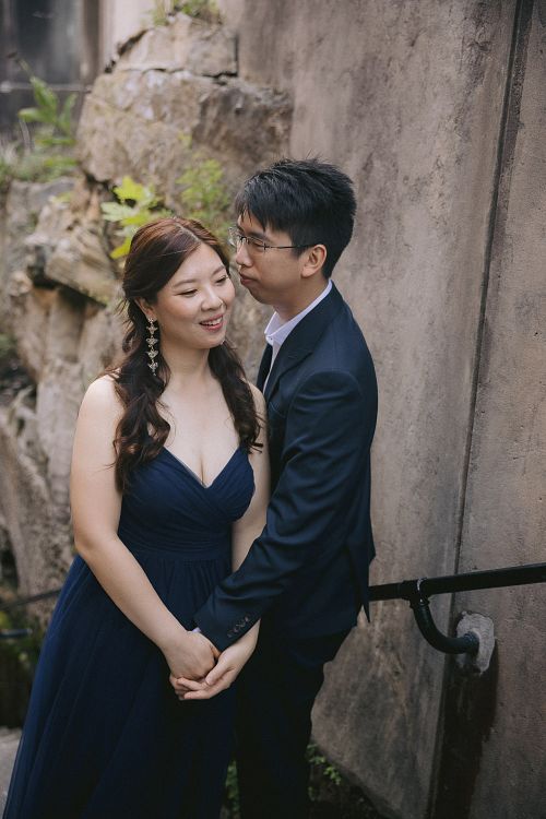 Engagement photo in The Rocks