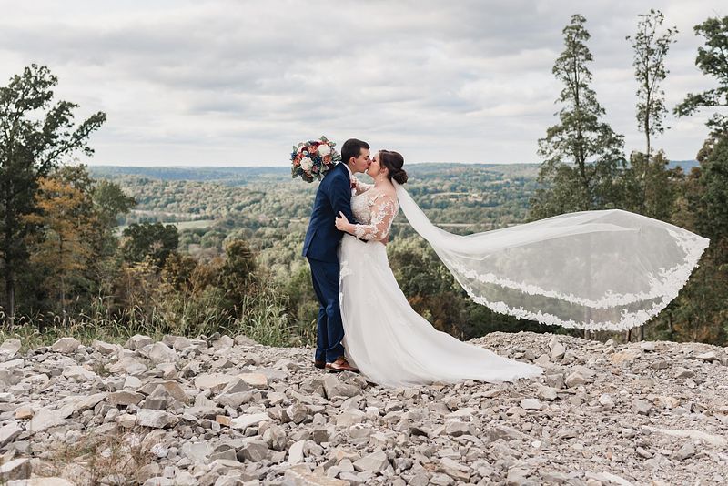 Baylie and John | Cedar Bluff Weddings and Retreats || Corydon, Indiana