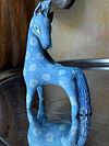 A Dappled Blue Horse, Original mini-sculpture