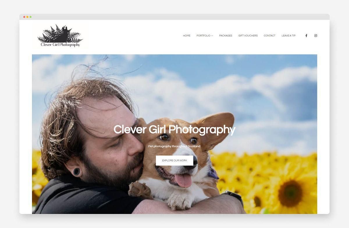 Vickey's pet photography website