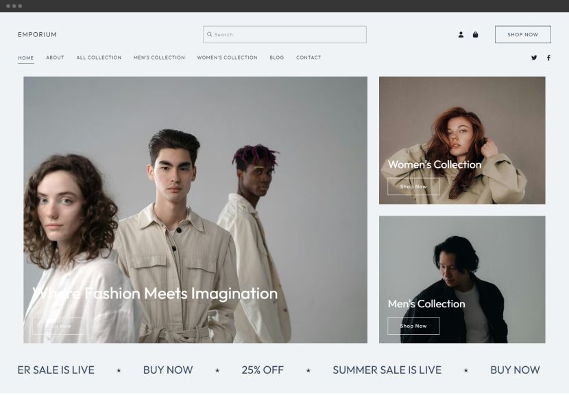 Portfolio-Website-Themen
