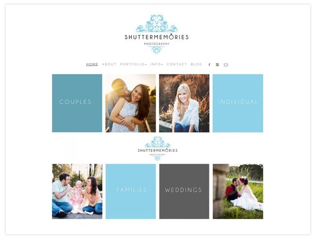 Site de portfolio de mariage