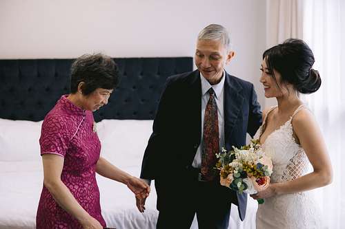 Groom Getting Ready