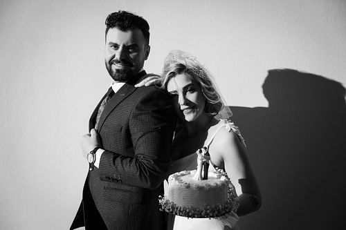 Anniversary couple photography in downtown Vancouver at Coal Harbour