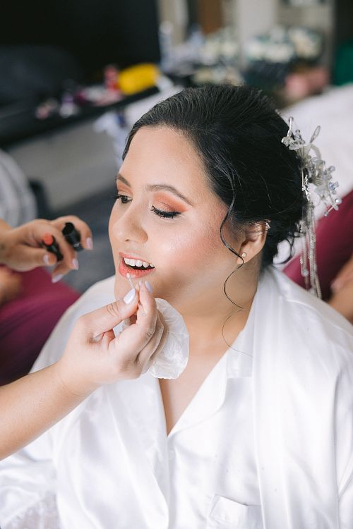 Bride Getting Ready