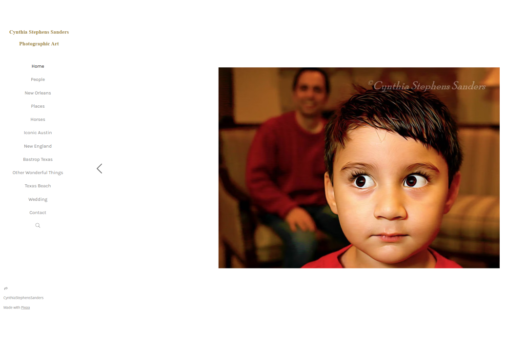 Portafolio de arte fotográfico de Cynthia Sanders