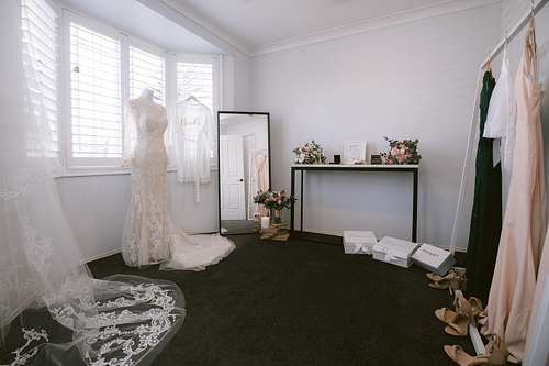 Bride Getting Ready