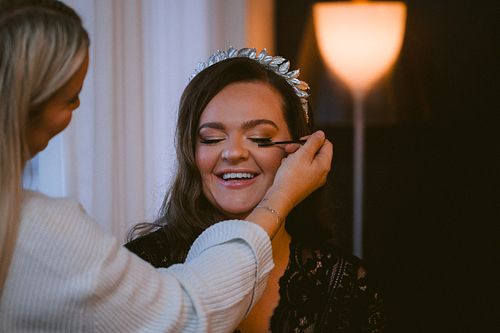 Bride Getting Ready