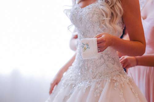 Bride Getting Ready