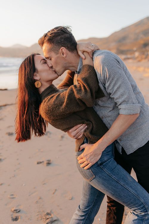 Savannah Engagement Session Beach Sunset