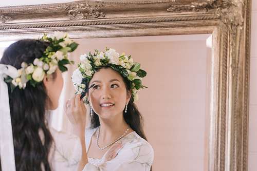 Bride Getting Ready