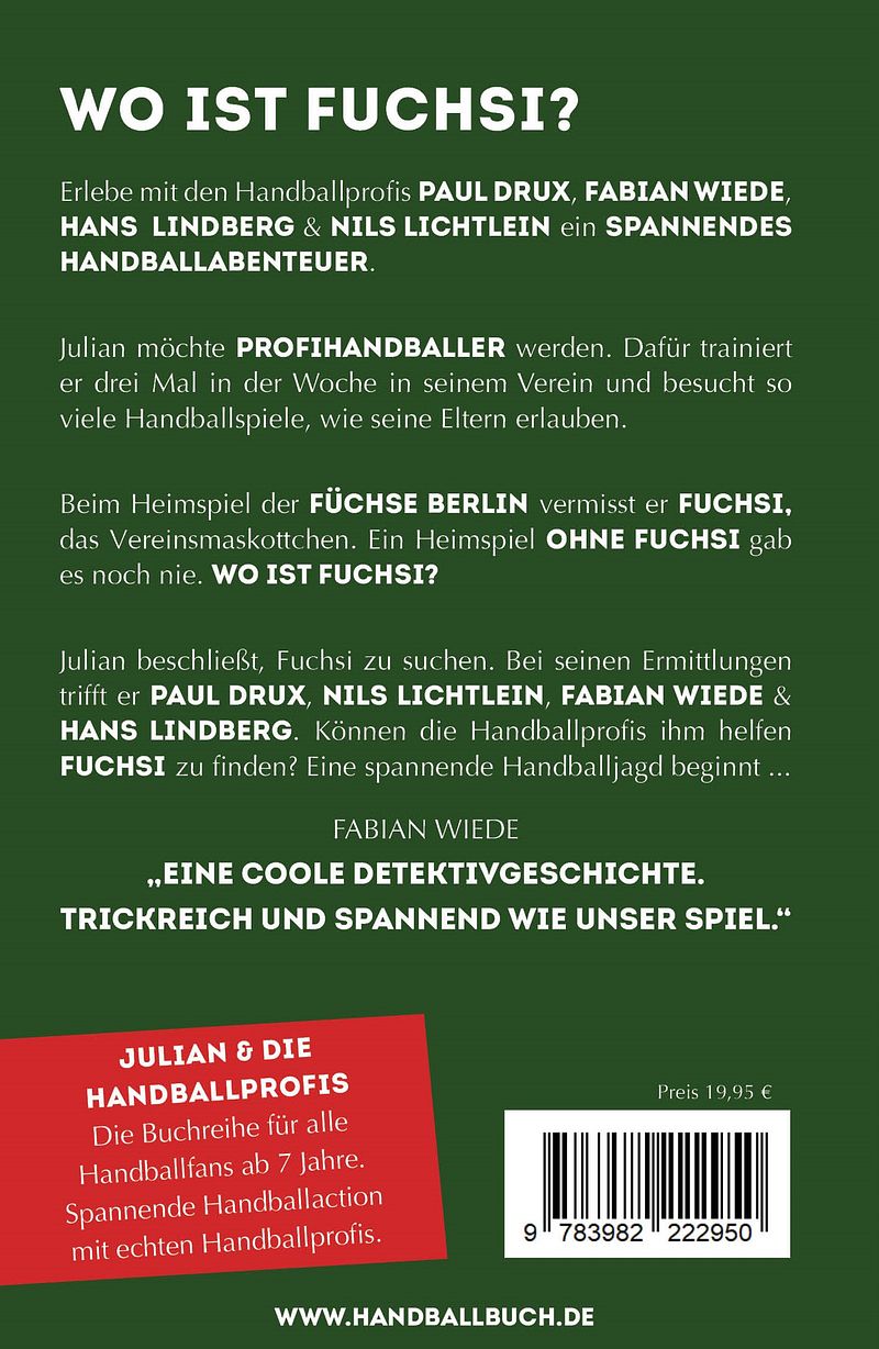 Band 1: WO IST FUCHSI? - Das offizielle Kinderbuch der Füchse Berlin