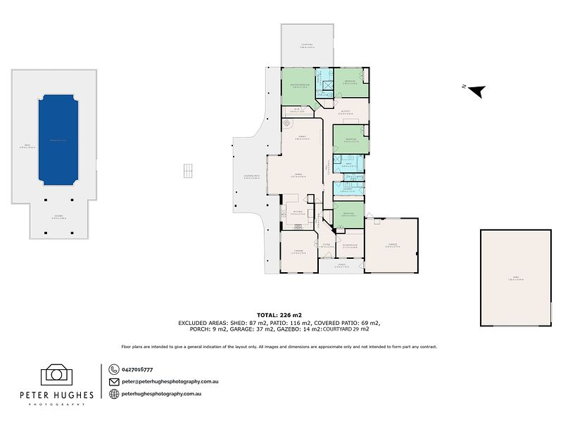 2D Colour Floor Plans