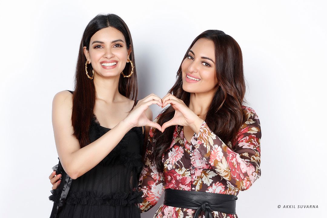 Celebrity Actress Diana Penty and Sonakshi Sinha Photo shoot by photographer Akkil Suvarna
