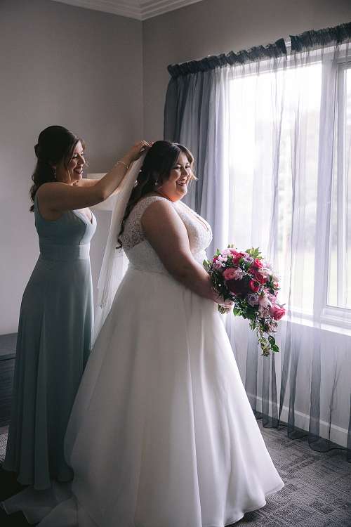 Bride Getting Ready
