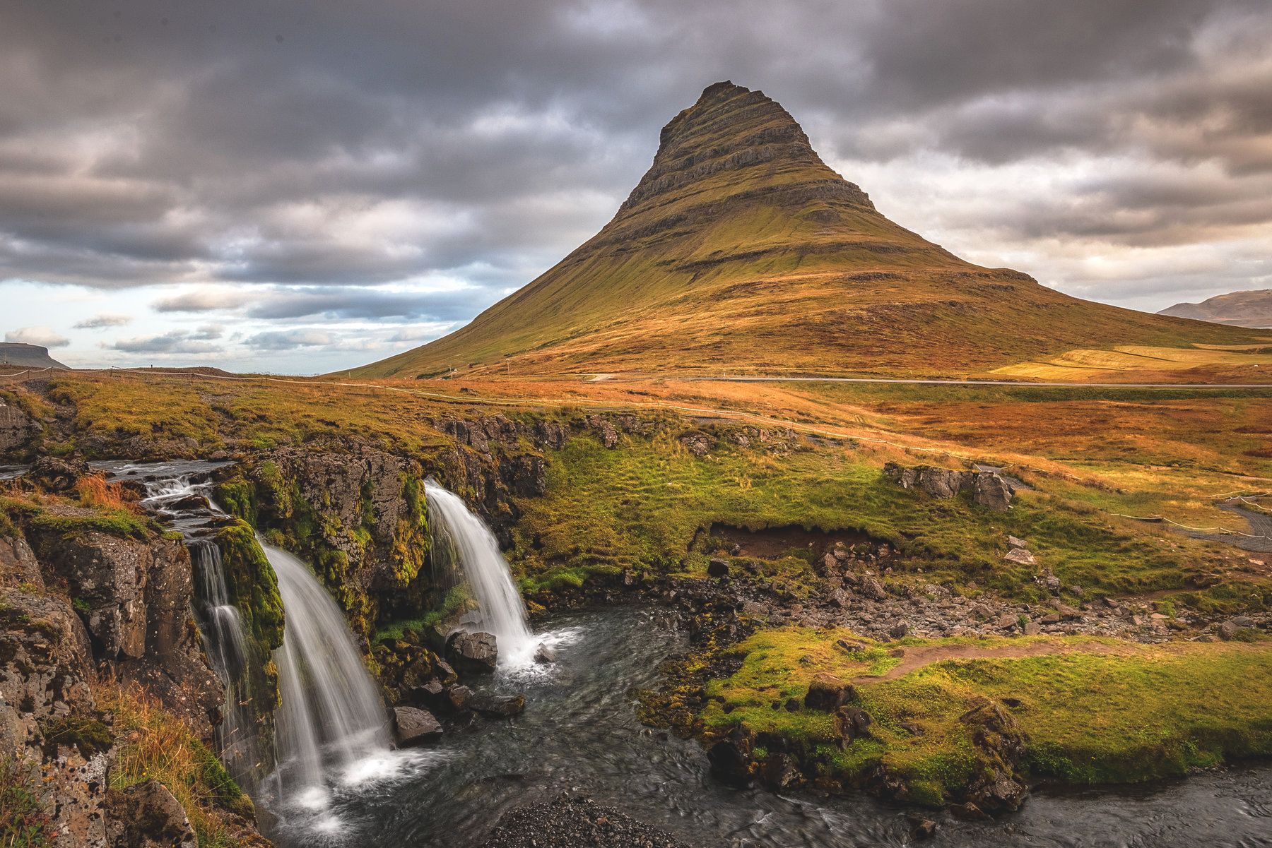 Kirkjufell Mountain and Its Waterfalls - Iceland