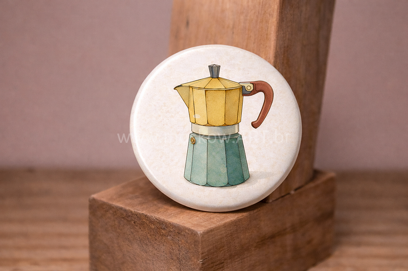 Botom/ Imã "Cafeteira"
