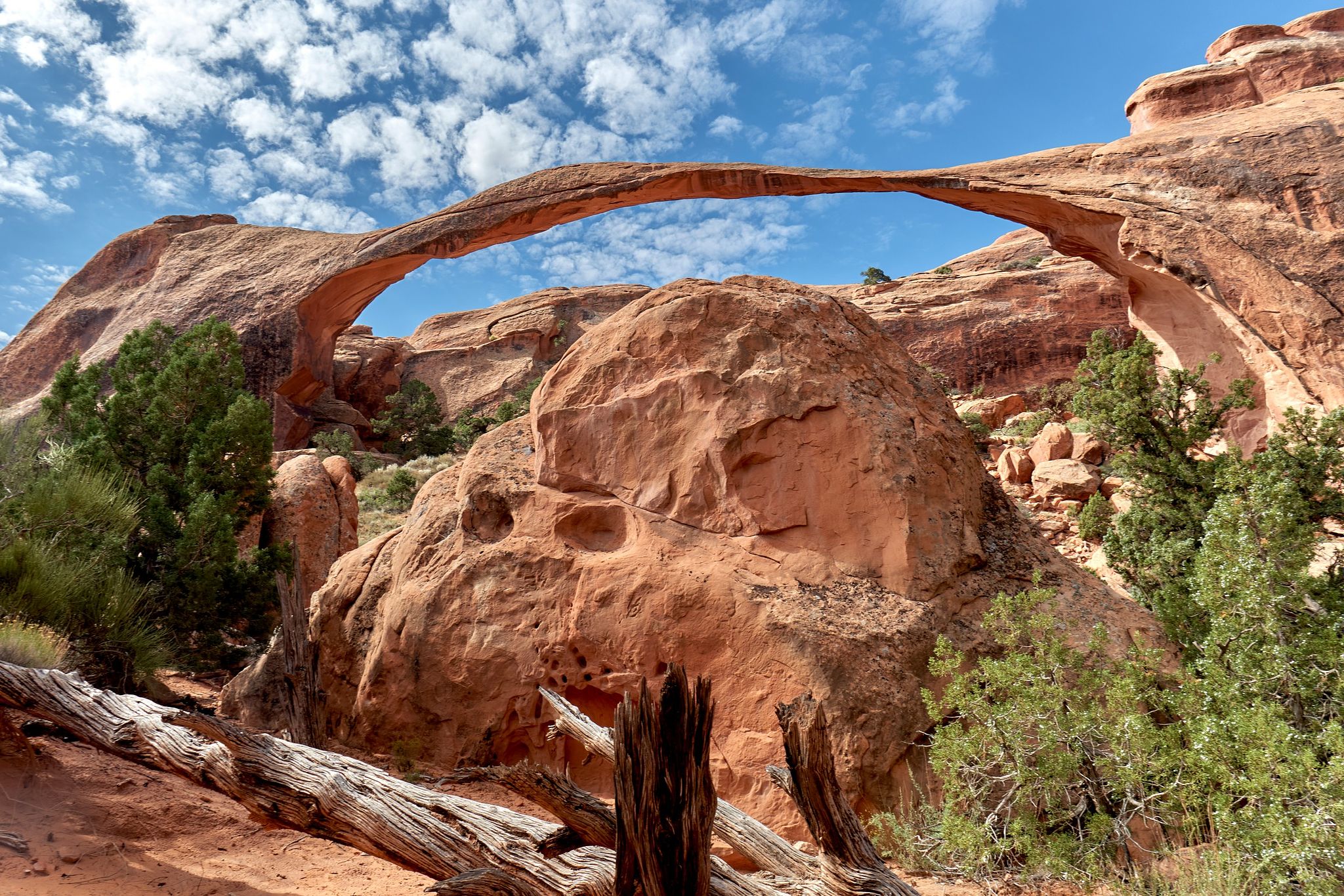 Landscape Arch in Arches National Park - Moab, Utah