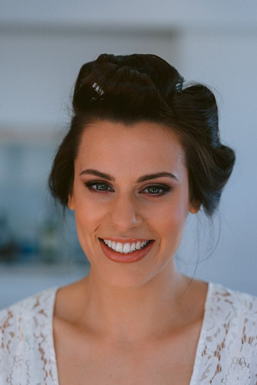 Bride Getting Ready