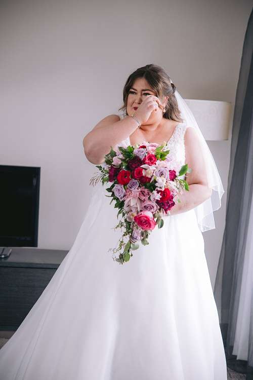 Bride Getting Ready