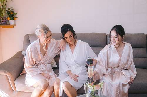 Bride Getting Ready