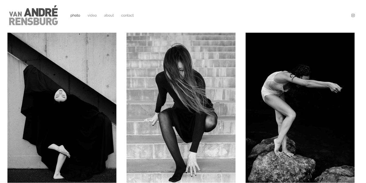 Zwart-wit fotografieportfolio van Andre Van Rensburg