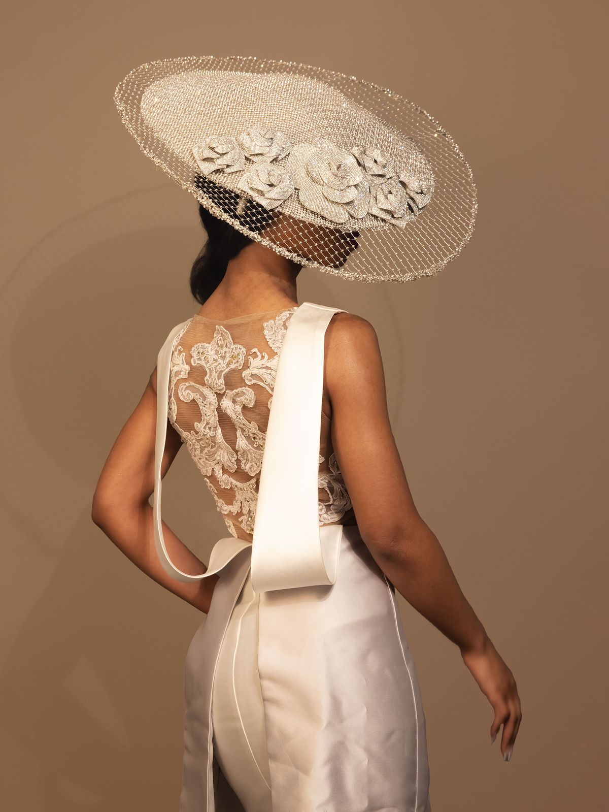 House of Charles - Vanessa - high fashion Race Day hat - Gibxon