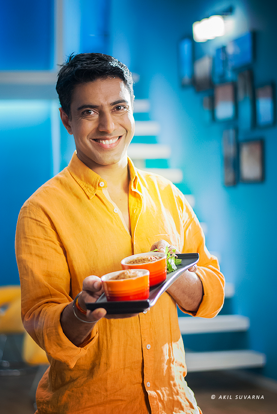 Celebrity Chef Actor Ranveer Brar Photo shoot by photographer Akkil Suvarna