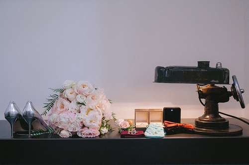 Bride Getting Ready