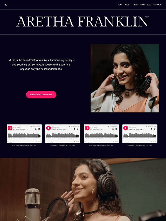 Arlo - Pixpa Portfolio Website Templates