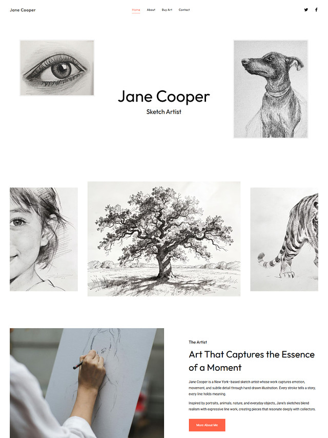 Solara - Pixpa Portfolio Website Templates