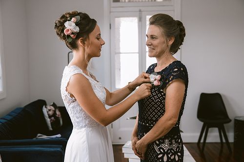 Bride Getting Ready