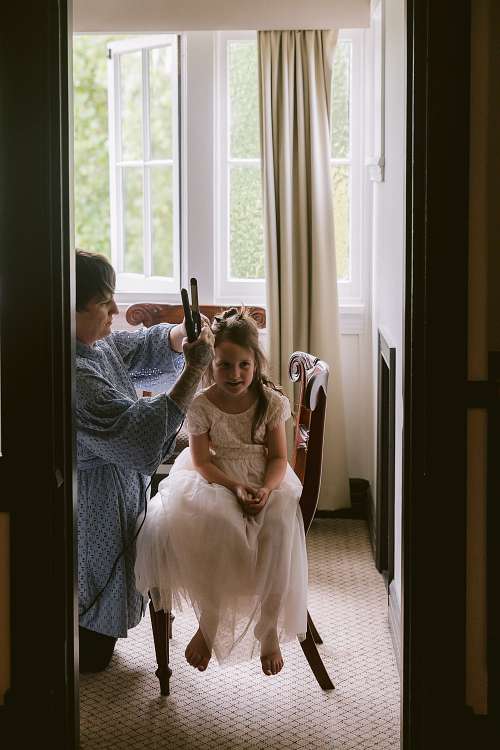 Bride Getting Ready