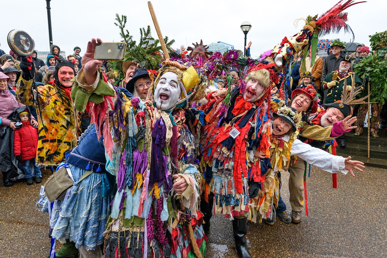 Twelfth Night celebration at Bankside, London, UK