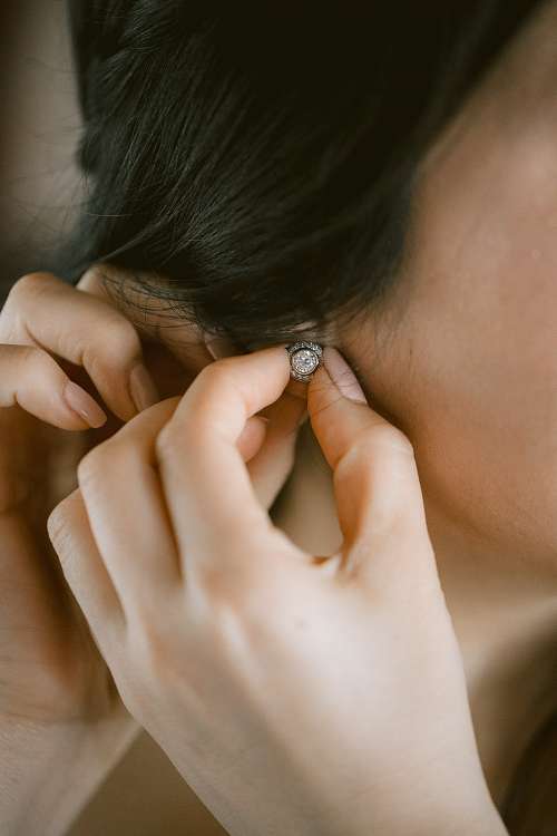 Bride Getting Ready