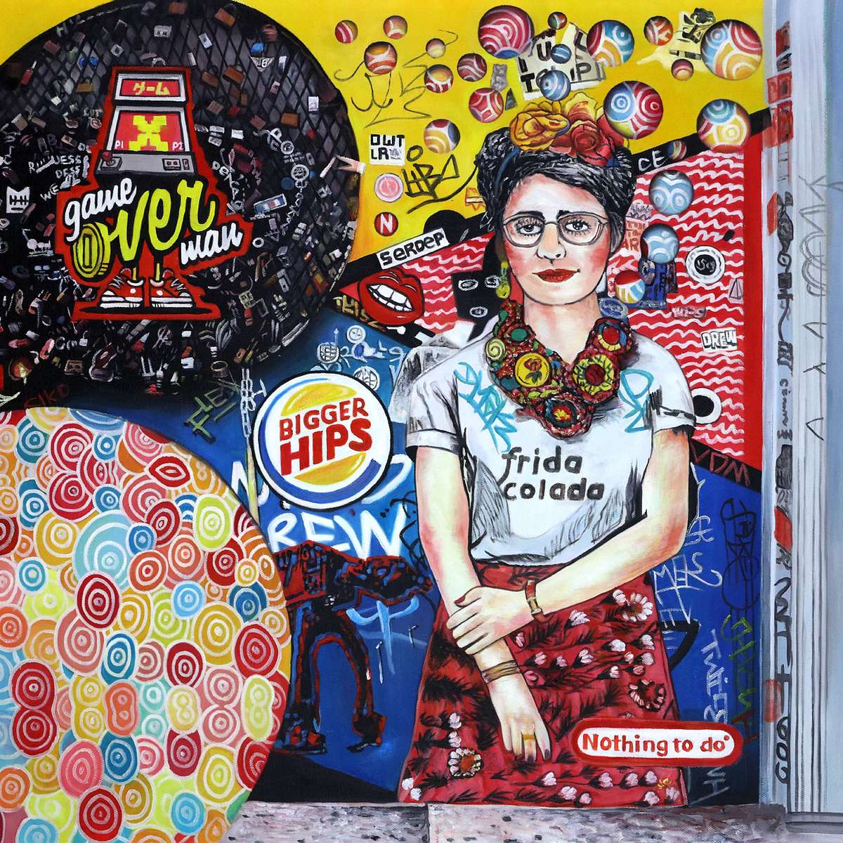 Frida Colada Painting