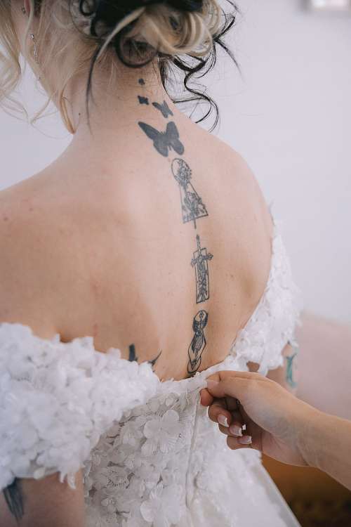 Bride Getting Ready